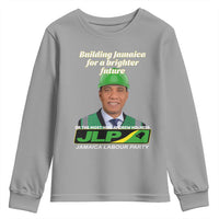 Dr Most Hon Andrew Holness JLP Supporter Youth Sweatshirt Building Jamaica for a Brighter Future Jamaica Labor Party Politics - Wonder Print Shop