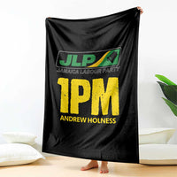 1PM Andrew Holness Throw Blanket Support JLP Jamaica Labour Party - Wonder Print Shop