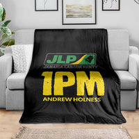 1PM Andrew Holness Throw Blanket Support JLP Jamaica Labour Party - Wonder Print Shop