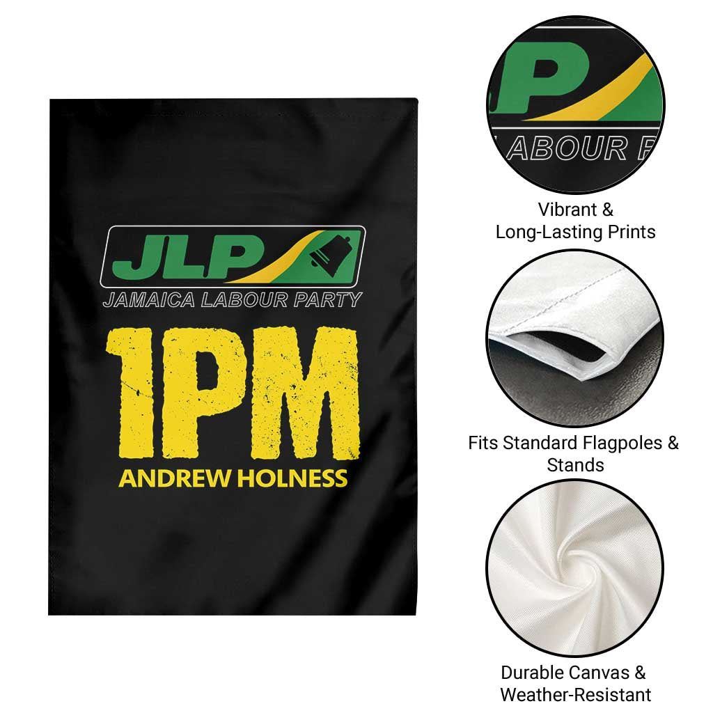 1PM Andrew Holness Garden Flag Support JLP Jamaica Labour Party - Wonder Print Shop