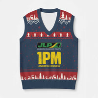 1PM Andrew Holness V-Neck Knit Sweater Vest Support JLP Jamaica Labour Party - Wonder Print Shop
