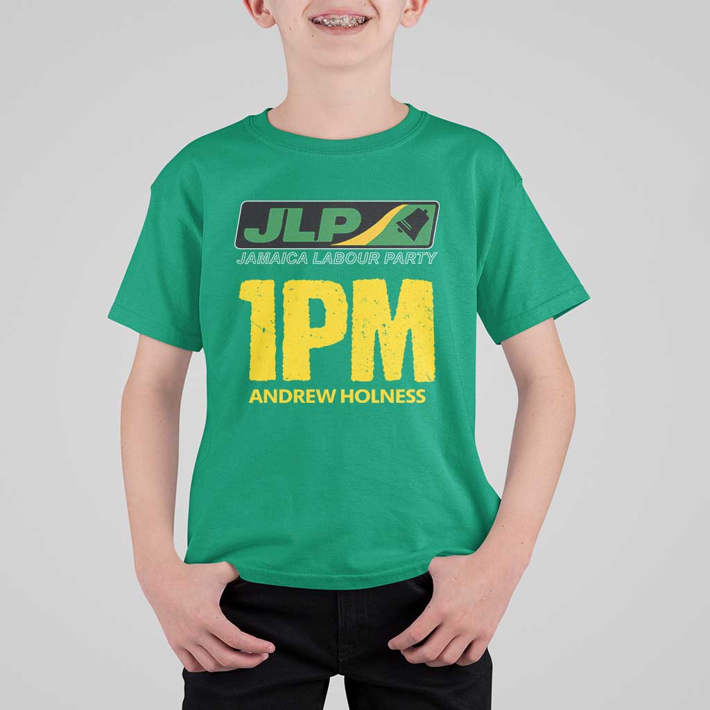 1PM Andrew Holness T Shirt For Kid Support JLP Jamaica Labour Party - Wonder Print Shop