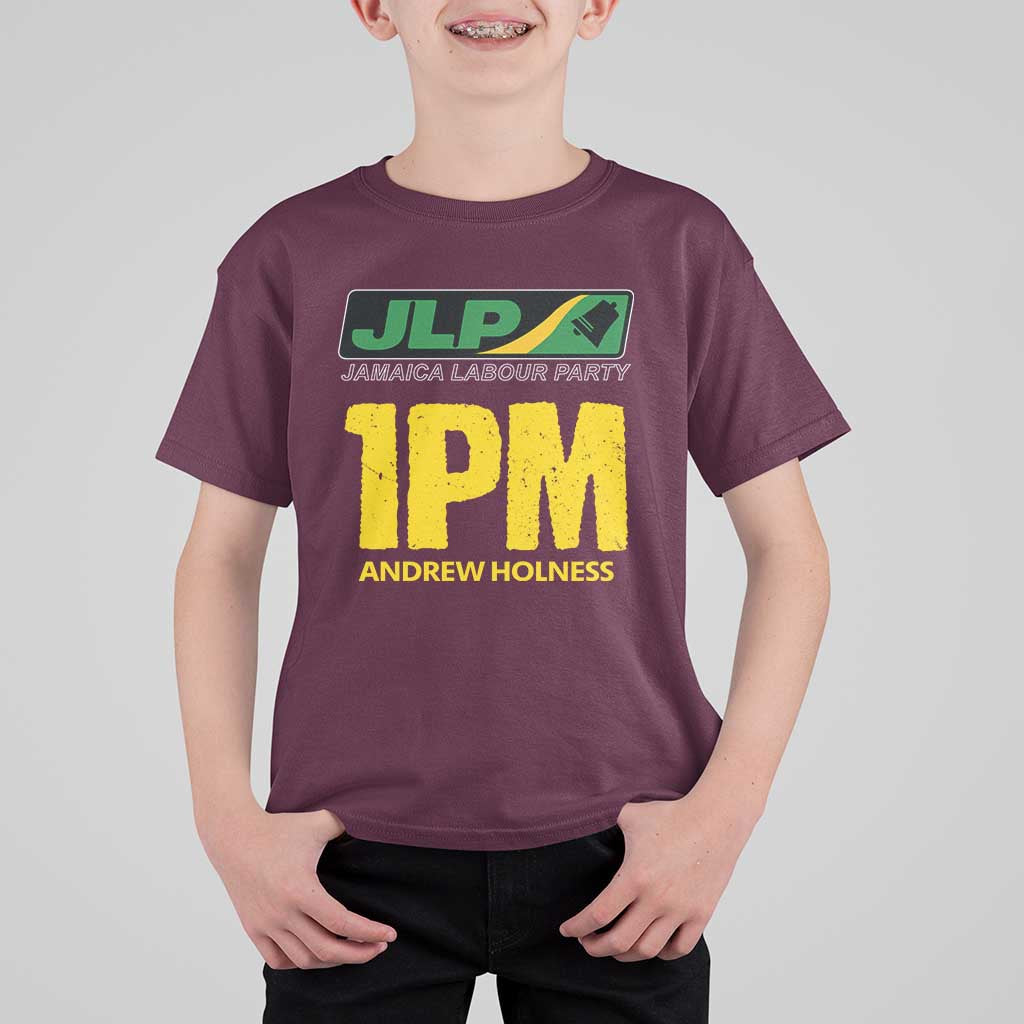 1PM Andrew Holness T Shirt For Kid Support JLP Jamaica Labour Party - Wonder Print Shop
