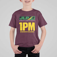 1PM Andrew Holness T Shirt For Kid Support JLP Jamaica Labour Party - Wonder Print Shop