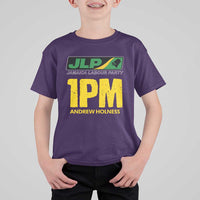 1PM Andrew Holness T Shirt For Kid Support JLP Jamaica Labour Party - Wonder Print Shop