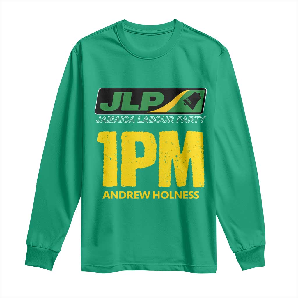 1PM Andrew Holness Long Sleeve Shirt Support JLP Jamaica Labour Party - Wonder Print Shop