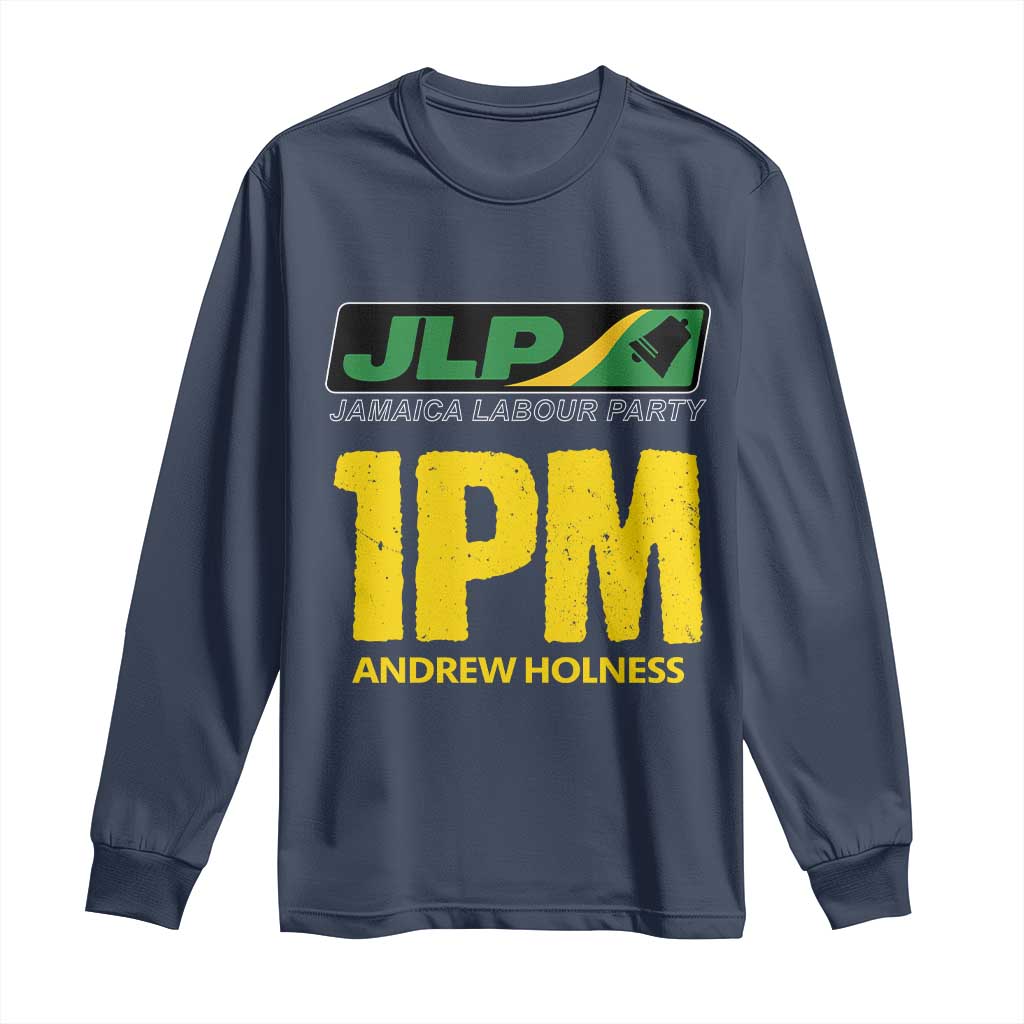 1PM Andrew Holness Long Sleeve Shirt Support JLP Jamaica Labour Party - Wonder Print Shop