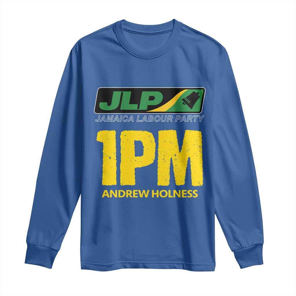 1PM Andrew Holness Long Sleeve Shirt Support JLP Jamaica Labour Party - Wonder Print Shop