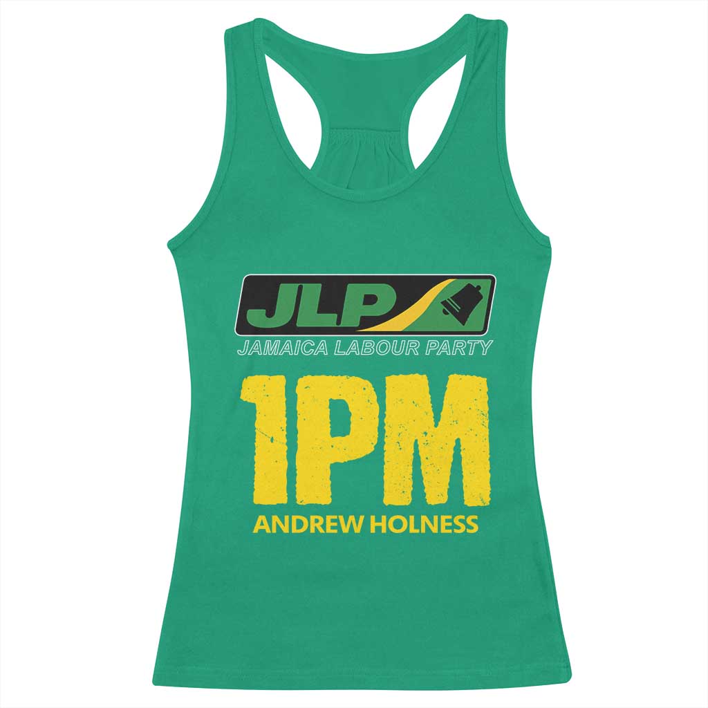 1PM Andrew Holness Racerback Tank Top Support JLP Jamaica Labour Party - Wonder Print Shop