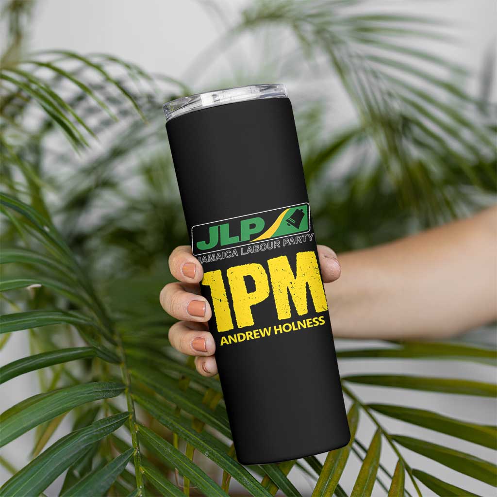 1PM Andrew Holness Skinny Tumbler Support JLP Jamaica Labour Party - Wonder Print Shop