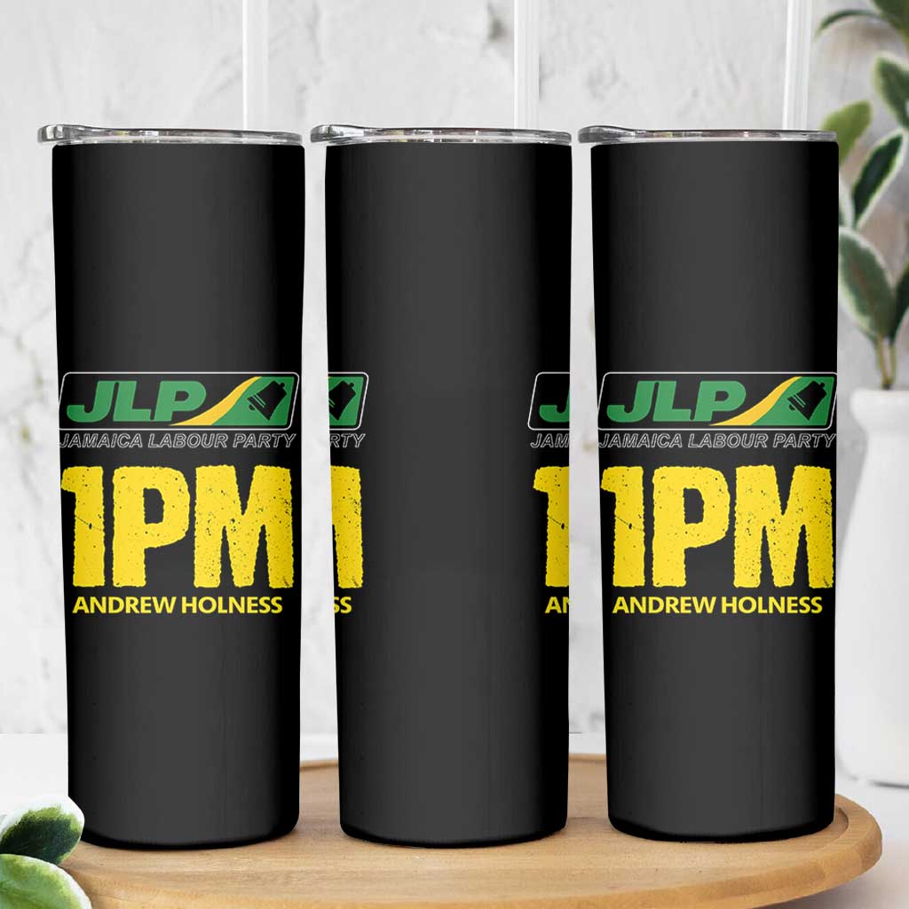 1PM Andrew Holness Skinny Tumbler Support JLP Jamaica Labour Party - Wonder Print Shop