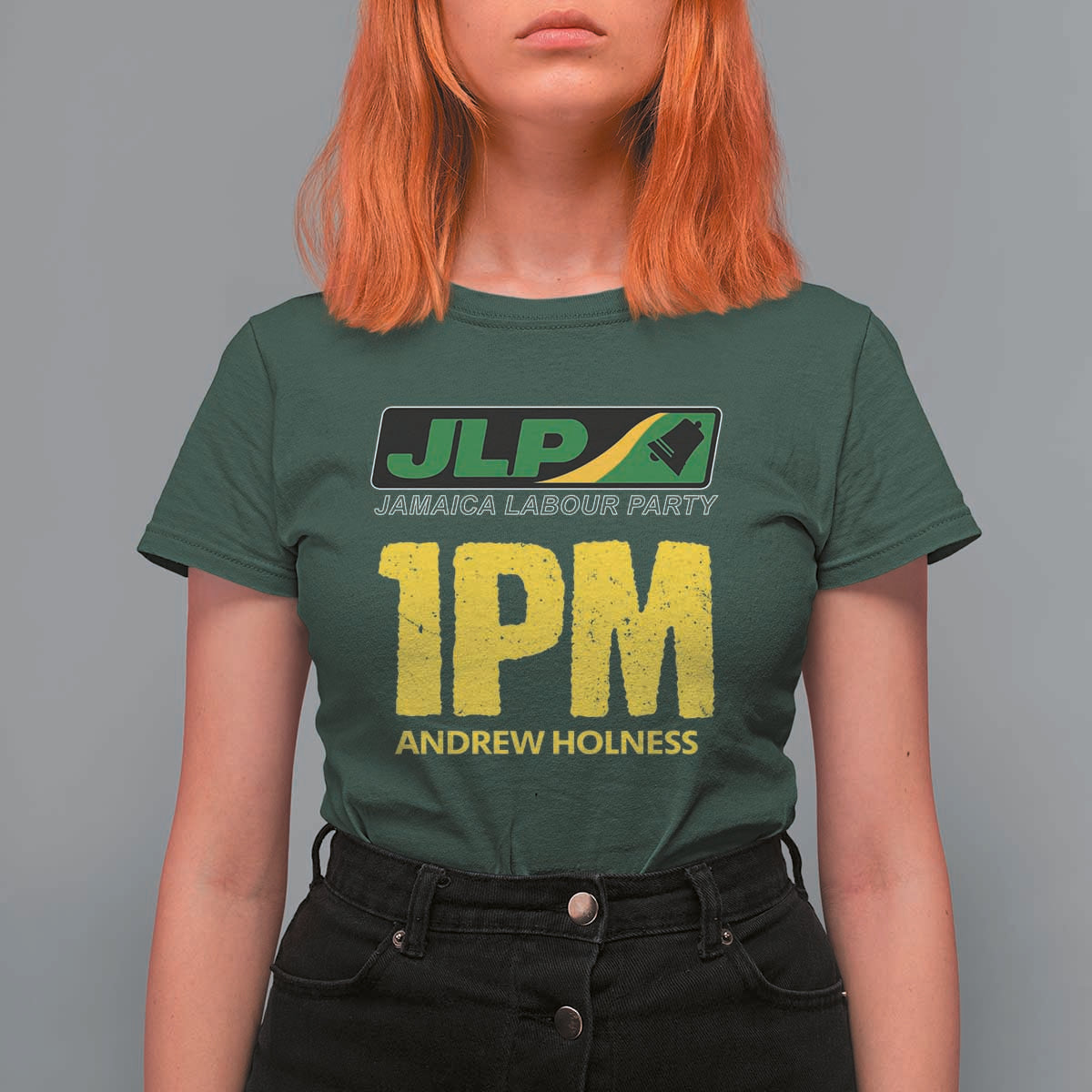 1PM Andrew Holness T Shirt For Women Support JLP Jamaica Labour Party - Wonder Print Shop