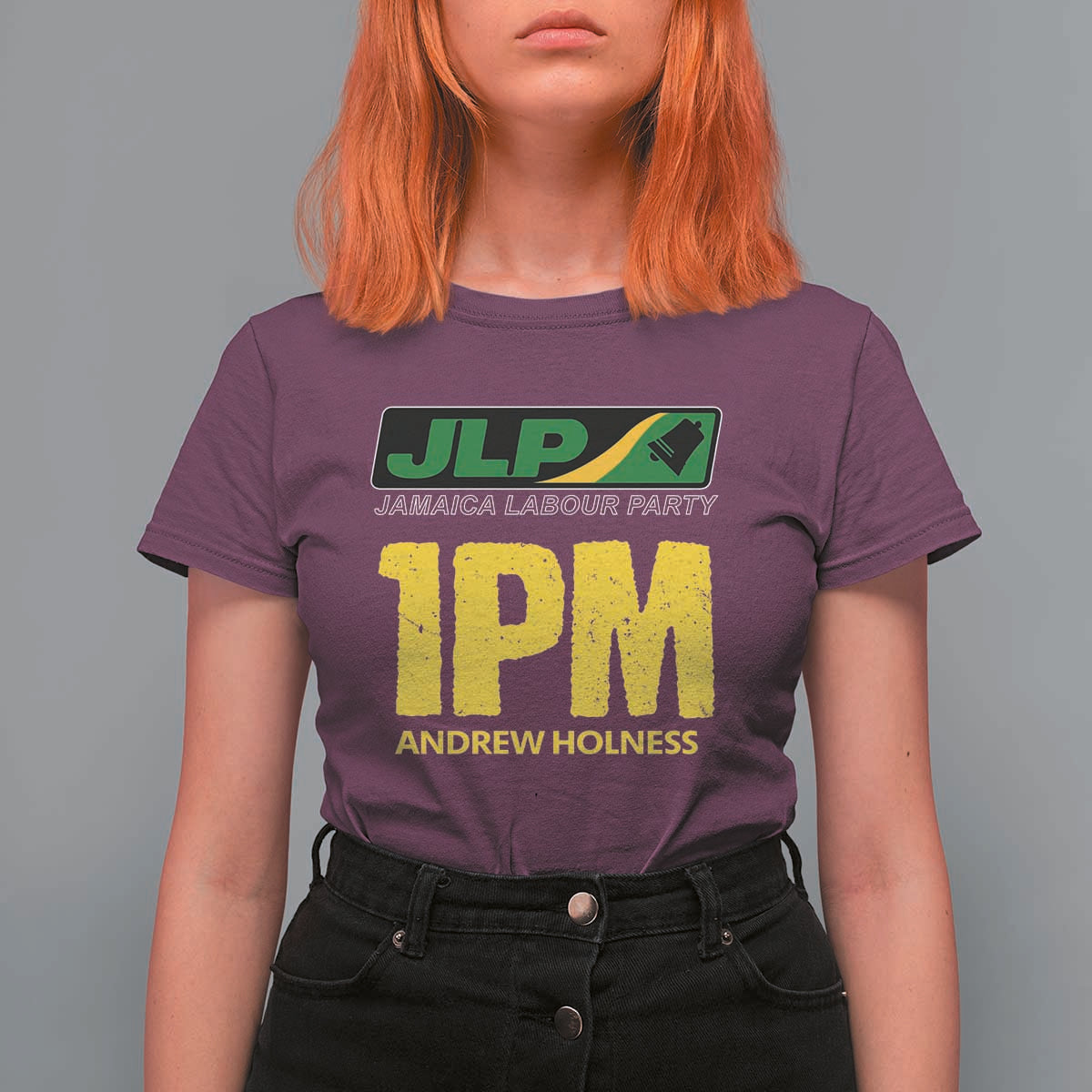 1PM Andrew Holness T Shirt For Women Support JLP Jamaica Labour Party - Wonder Print Shop