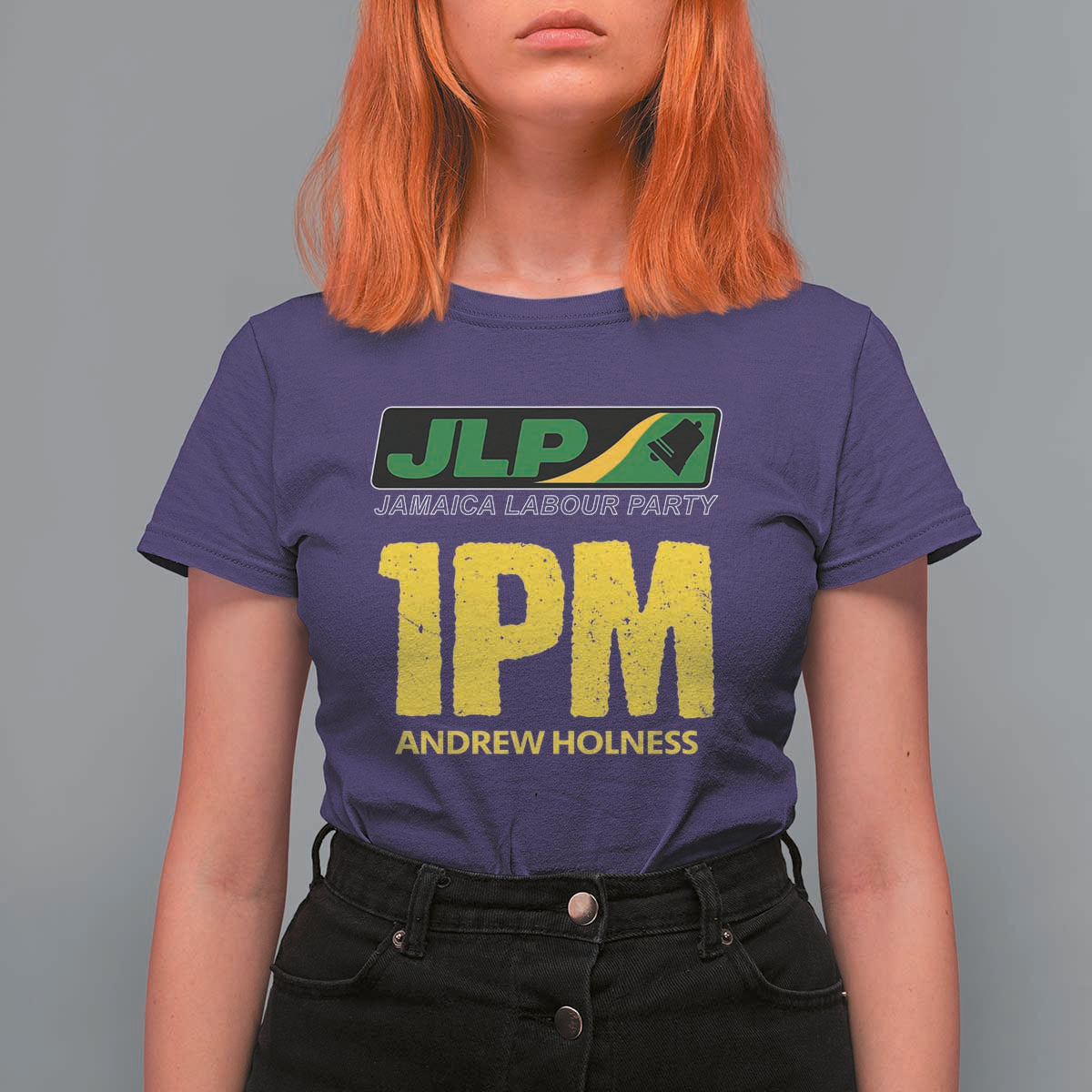1PM Andrew Holness T Shirt For Women Support JLP Jamaica Labour Party - Wonder Print Shop