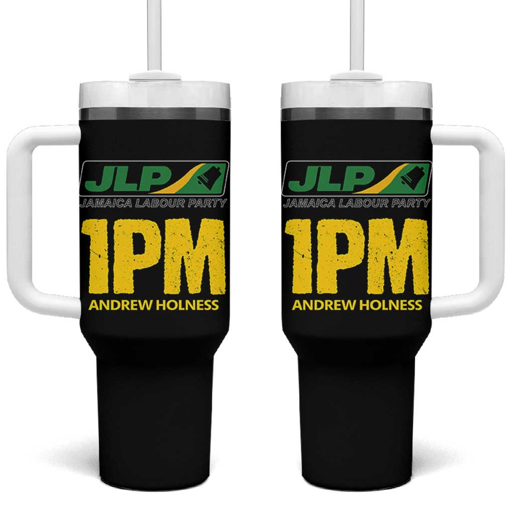 1PM Andrew Holness Tumbler With Handle Support JLP Jamaica Labour Party - Wonder Print Shop