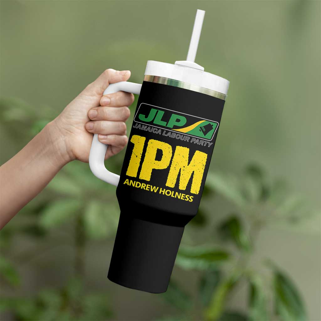 1PM Andrew Holness Tumbler With Handle Support JLP Jamaica Labour Party - Wonder Print Shop