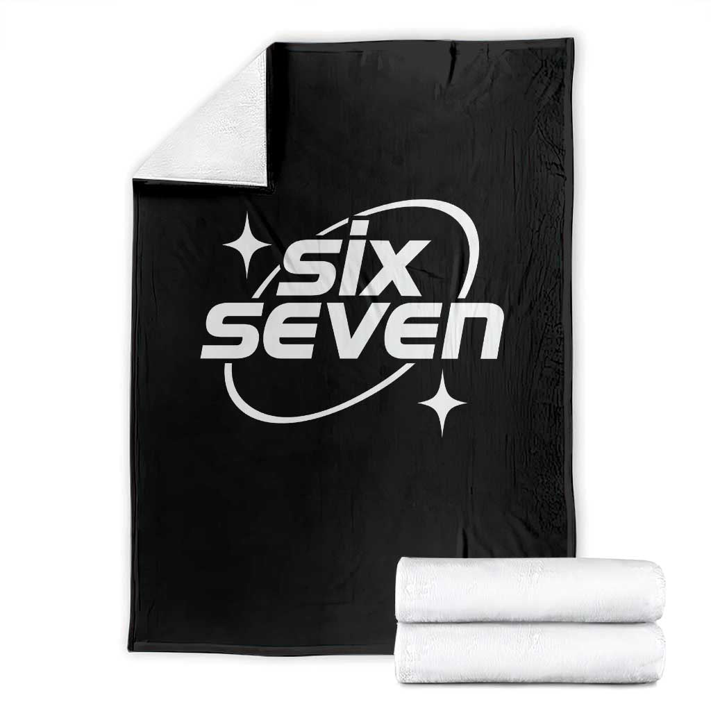Funny Six Seven Throw Blanket Cool 67 Meme Y2K Gen Alpha Slang - Wonder Print Shop