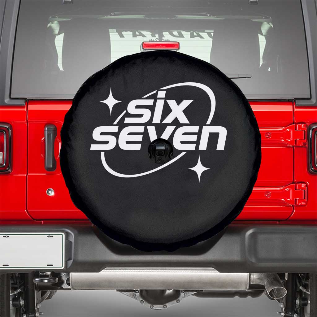 Funny Six Seven Spare Tire Cover Cool 67 Meme Y2K Gen Alpha Slang - Wonder Print Shop