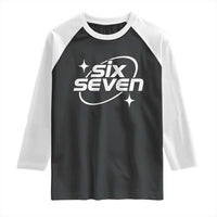 Funny Six Seven Raglan Shirt Cool 67 Meme Y2K Gen Alpha Slang - Wonder Print Shop