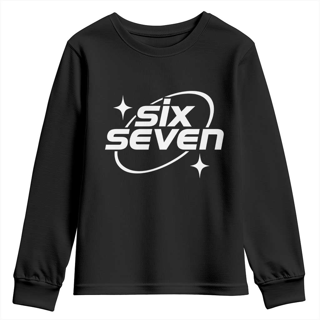 Funny Six Seven Youth Sweatshirt Cool 67 Meme Y2K Gen Alpha Slang - Wonder Print Shop