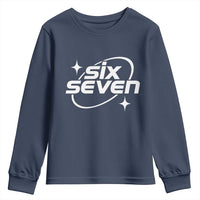 Funny Six Seven Youth Sweatshirt Cool 67 Meme Y2K Gen Alpha Slang - Wonder Print Shop