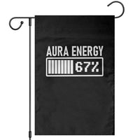 Funny Aura Energy at 67 Garden Flag Six Seven Viral Meme 6 7 Gen Alpha Slang - Wonder Print Shop