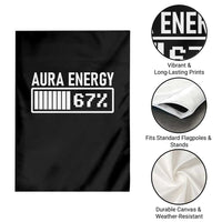Funny Aura Energy at 67 Garden Flag Six Seven Viral Meme 6 7 Gen Alpha Slang - Wonder Print Shop
