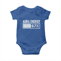 Funny Aura Energy at 67 Baby Onesie Six Seven Viral Meme 6 7 Gen Alpha Slang - Wonder Print Shop