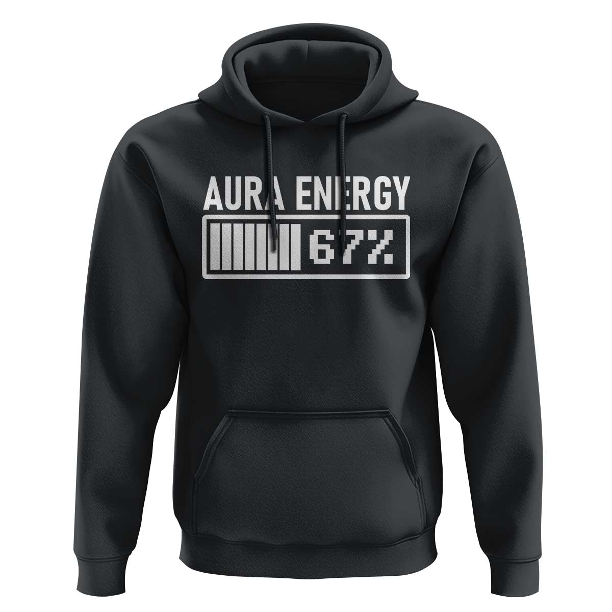 Funny Aura Energy at 67 Hoodie Six Seven Viral Meme 6 7 Gen Alpha Slang - Wonder Print Shop