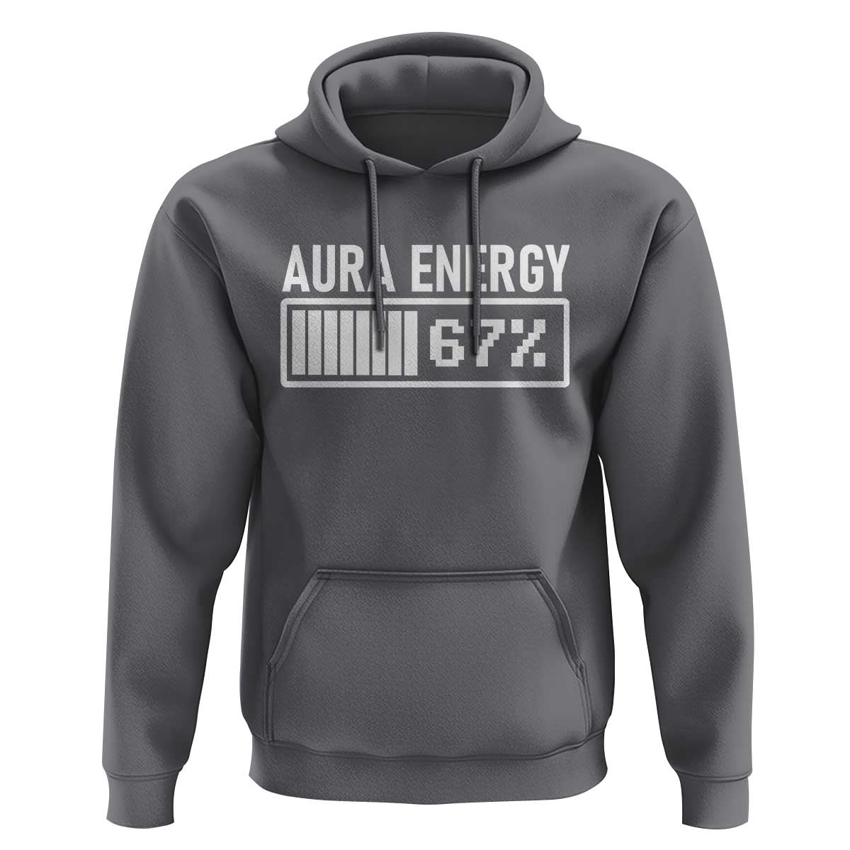 Funny Aura Energy at 67 Hoodie Six Seven Viral Meme 6 7 Gen Alpha Slang - Wonder Print Shop