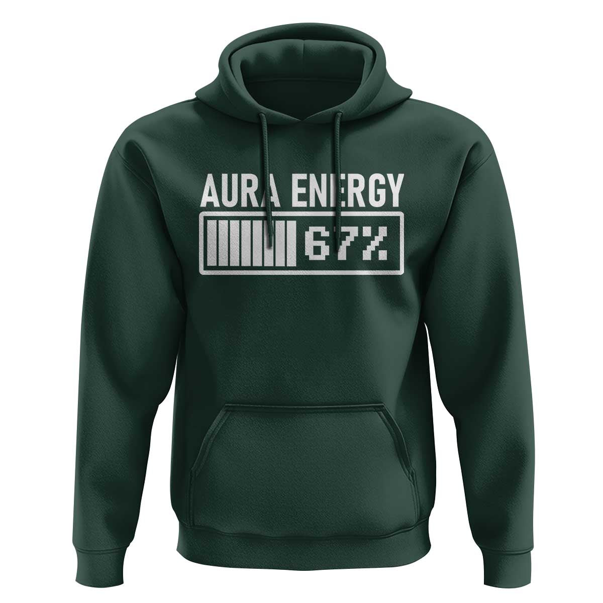 Funny Aura Energy at 67 Hoodie Six Seven Viral Meme 6 7 Gen Alpha Slang - Wonder Print Shop