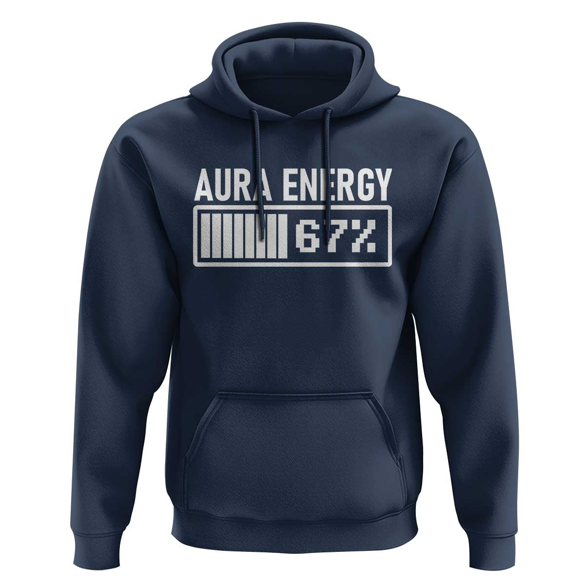 Funny Aura Energy at 67 Hoodie Six Seven Viral Meme 6 7 Gen Alpha Slang - Wonder Print Shop