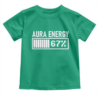 Funny Aura Energy at 67 Toddler T Shirt Six Seven Viral Meme 6 7 Gen Alpha Slang - Wonder Print Shop