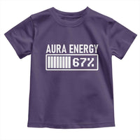 Funny Aura Energy at 67 Toddler T Shirt Six Seven Viral Meme 6 7 Gen Alpha Slang - Wonder Print Shop