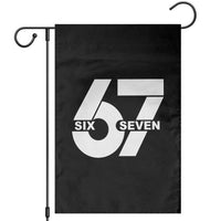 Funny Six Seven 67 Meme Garden Flag Bold Graphic - Wonder Print Shop