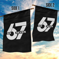 Funny Six Seven 67 Meme Garden Flag Bold Graphic - Wonder Print Shop