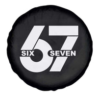 Funny Six Seven 67 Meme Spare Tire Cover Bold Graphic - Wonder Print Shop