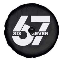 Funny Six Seven 67 Meme Spare Tire Cover Bold Graphic - Wonder Print Shop