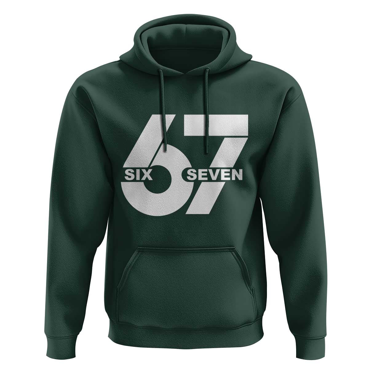 Funny Six Seven 67 Meme Hoodie Bold Graphic - Wonder Print Shop