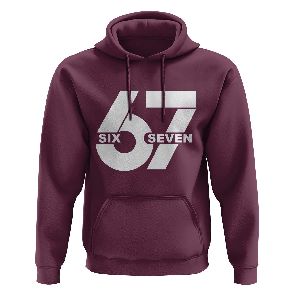Funny Six Seven 67 Meme Hoodie Bold Graphic - Wonder Print Shop