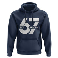 Funny Six Seven 67 Meme Hoodie Bold Graphic - Wonder Print Shop