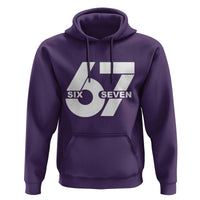 Funny Six Seven 67 Meme Hoodie Bold Graphic - Wonder Print Shop