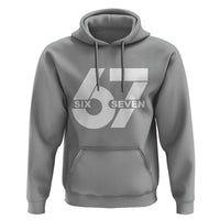 Funny Six Seven 67 Meme Hoodie Bold Graphic - Wonder Print Shop