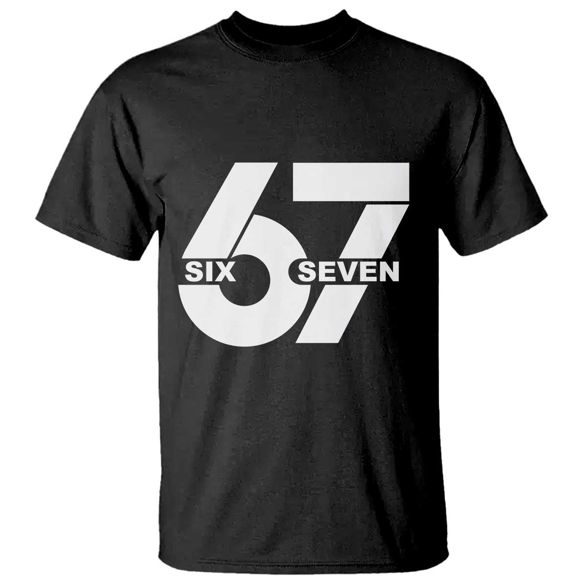 Funny Six Seven 67 Meme T Shirt Bold Graphic - Wonder Print Shop
