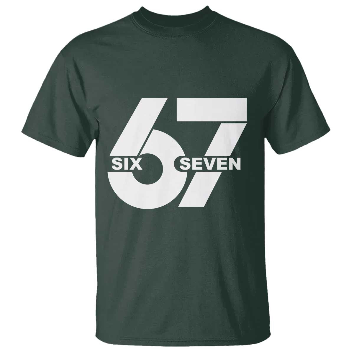 Funny Six Seven 67 Meme T Shirt Bold Graphic - Wonder Print Shop
