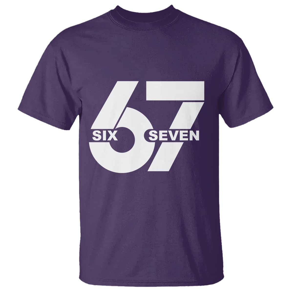 Funny Six Seven 67 Meme T Shirt Bold Graphic - Wonder Print Shop