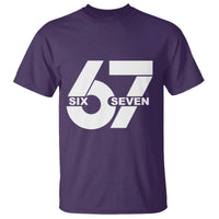 Funny Six Seven 67 Meme T Shirt Bold Graphic - Wonder Print Shop