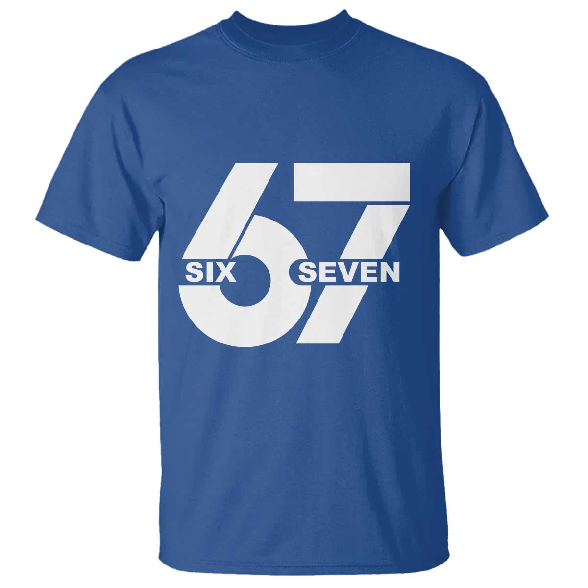 Funny Six Seven 67 Meme T Shirt Bold Graphic - Wonder Print Shop