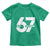 Funny Six Seven 67 Meme Toddler T Shirt Bold Graphic - Wonder Print Shop