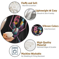 Funny Six Seven Baseball Drip Throw Blanket Number 67 Meme Drippy Bats - Wonder Print Shop